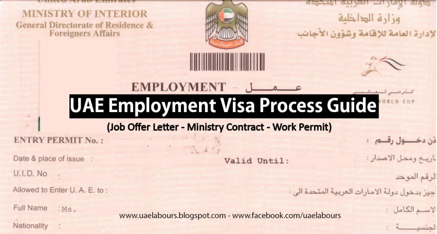 UAE Employee visa guide